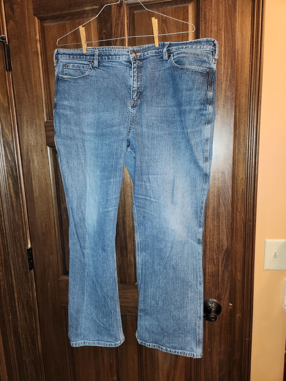 Duluth Trading Co Light Blue Denim Jeans Size 20  x 31